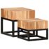 vidaXL Side Tables 2 pcs Solid Acacia Wood - Image 9