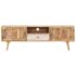 vidaXL TV Cabinet 140x30x45 cm Solid Mango Wood - Image 2