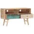 vidaXL TV Cabinet 88x30x50 cm Solid Mango Wood - Image 5