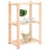 vidaXL 3-Tier Storage Racks 2 pcs 60x38x90 cm Solid Wood Pine 150 kg - Image 2