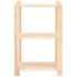 vidaXL 3-Tier Storage Racks 3 pcs 60x38x90 cm Solid Wood Pine 150 kg - Image 4