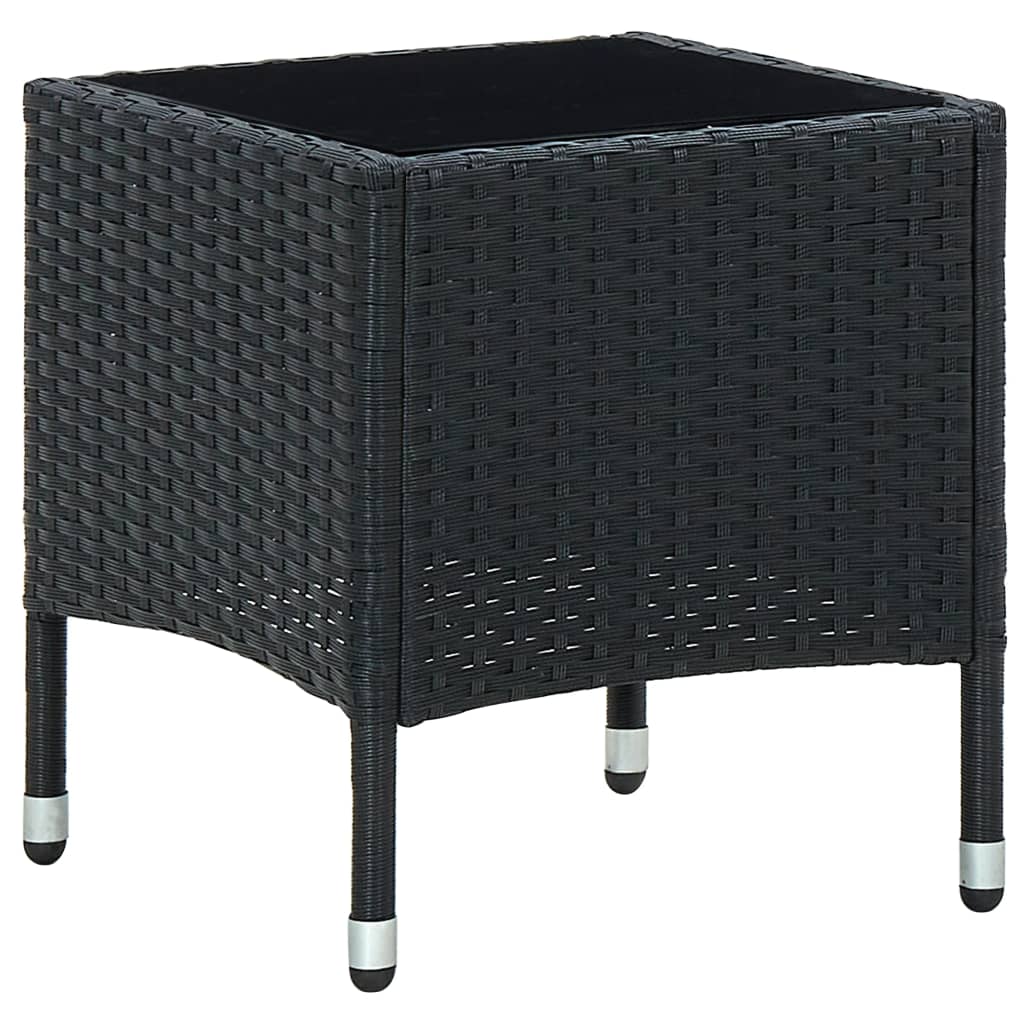 8719883855851_a_en_hd_1 vidaXL Garden Table Black 40x40x45 cm Poly Rattan - Image 1