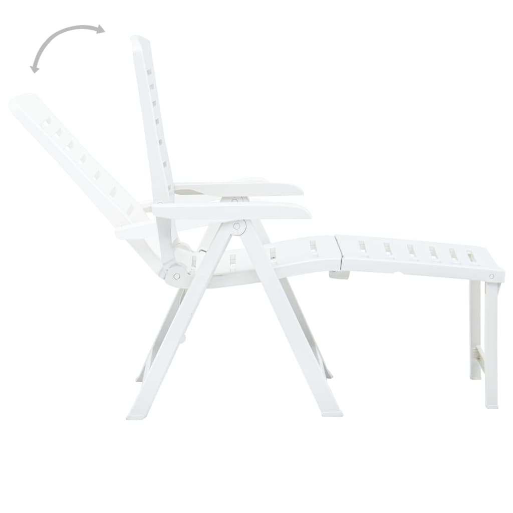 8719883859415_g_en_hd_3 vidaXL Folding Sun Lounger Plastic White - Image 4