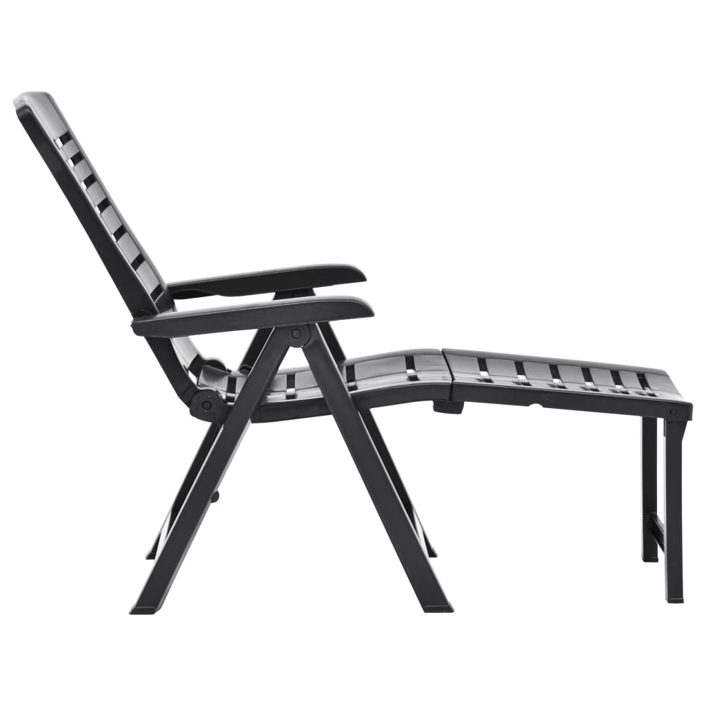 8719883859439_g_en_hd_2 vidaXL Folding Sun Lounger Plastic Anthracite - Image 3