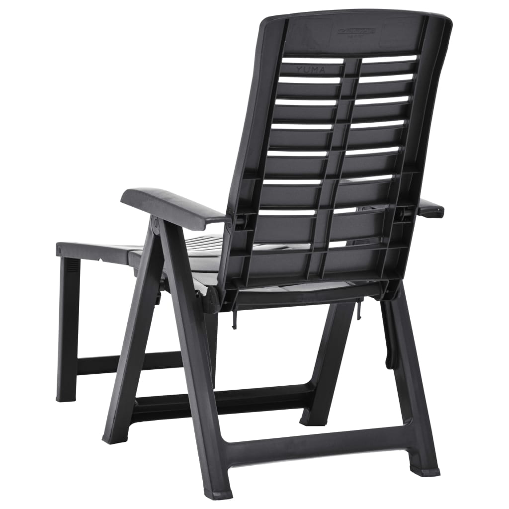8719883859439_g_en_hd_4 vidaXL Folding Sun Lounger Plastic Anthracite - Image 5
