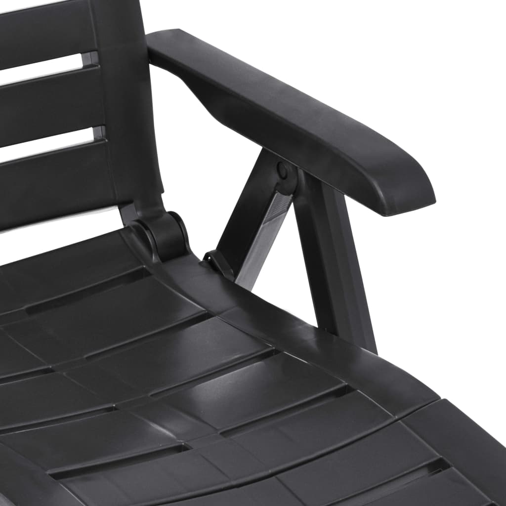 8719883859439_g_en_hd_6 vidaXL Folding Sun Lounger Plastic Anthracite - Image 7