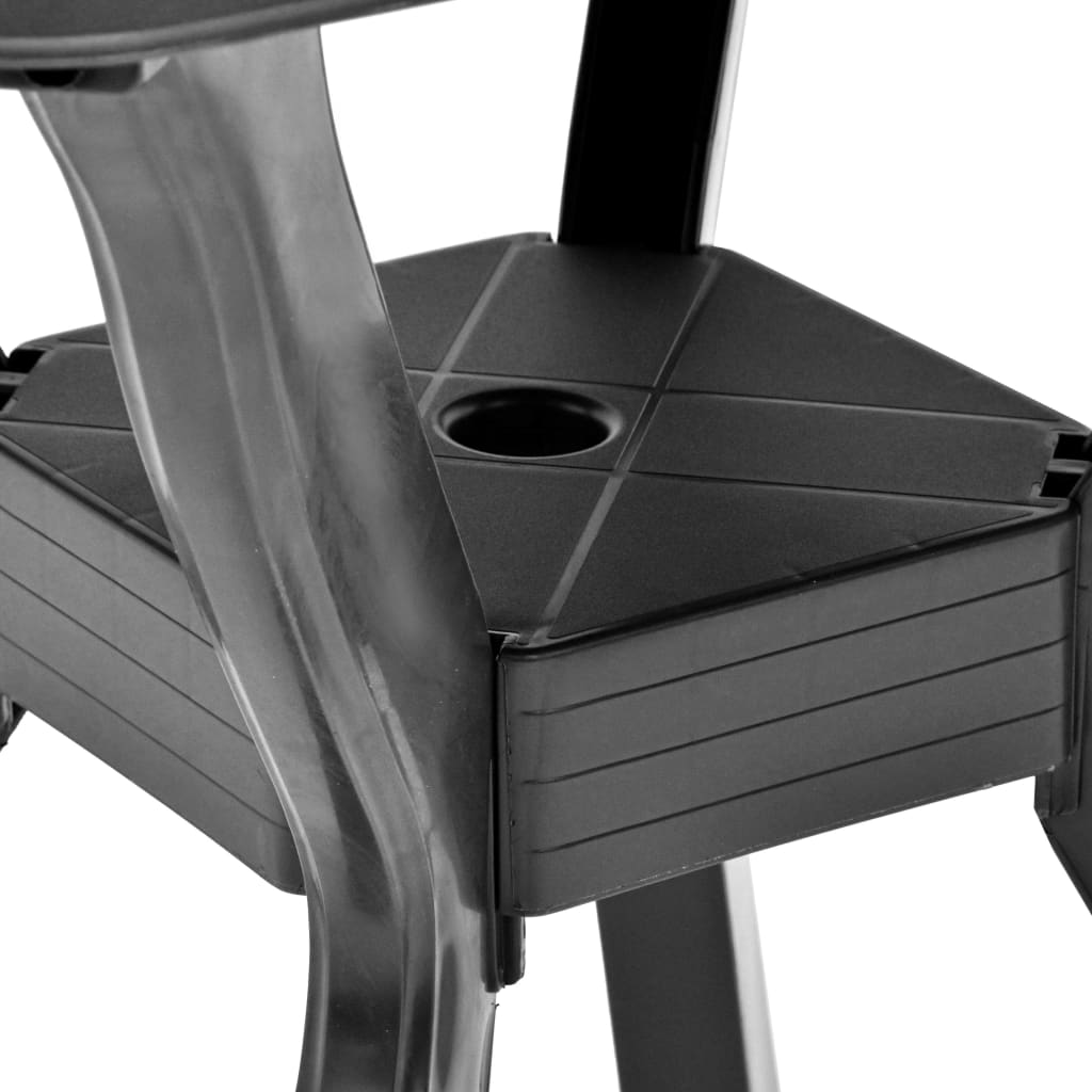 8719883859842_g_en_hd_4 vidaXL Bistro Table Anthracite 70x70x72 cm Plastic - Image 5