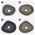 vidaXL Basin River Stone Oval (29-38)x(24-31) cm - Image 4