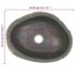 vidaXL Basin River Stone Oval (29-38)x(24-31) cm - Image 6