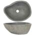 vidaXL Basin River Stone Oval (36-46)x(29-36) cm - Image 2