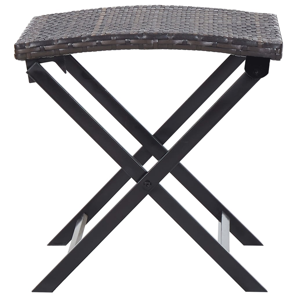 8719883860367_g_en_hd_2 vidaXL Folding Stool Poly Rattan Brown - Image 3