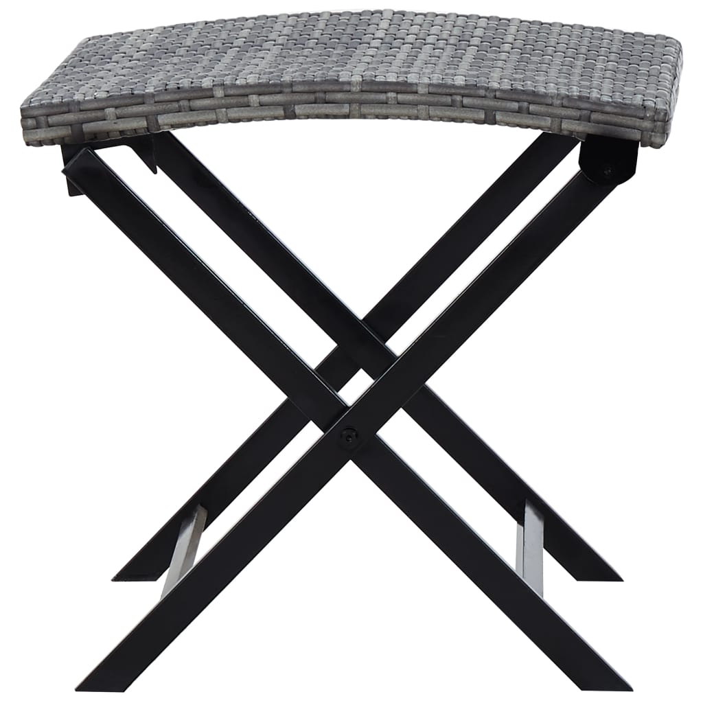 8719883860374_g_en_hd_2 vidaXL Folding Stool Poly Rattan Grey - Image 3