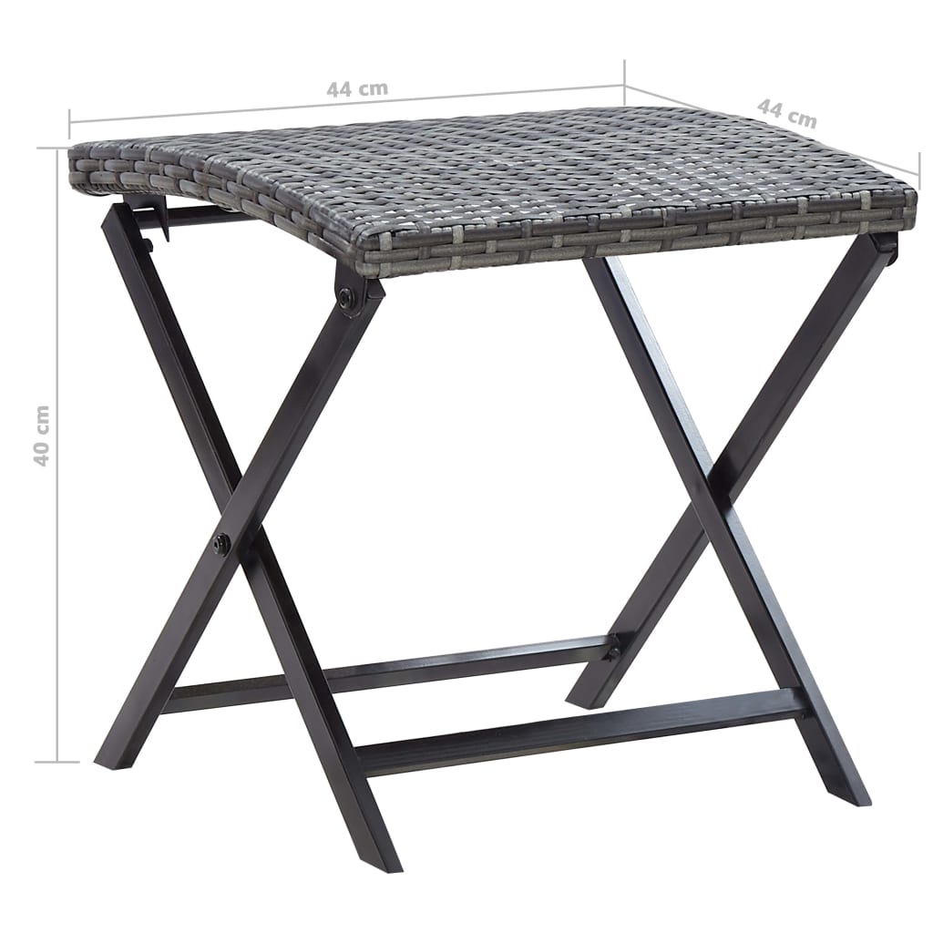 8719883860374_g_en_hd_5 vidaXL Folding Stool Poly Rattan Grey - Image 6