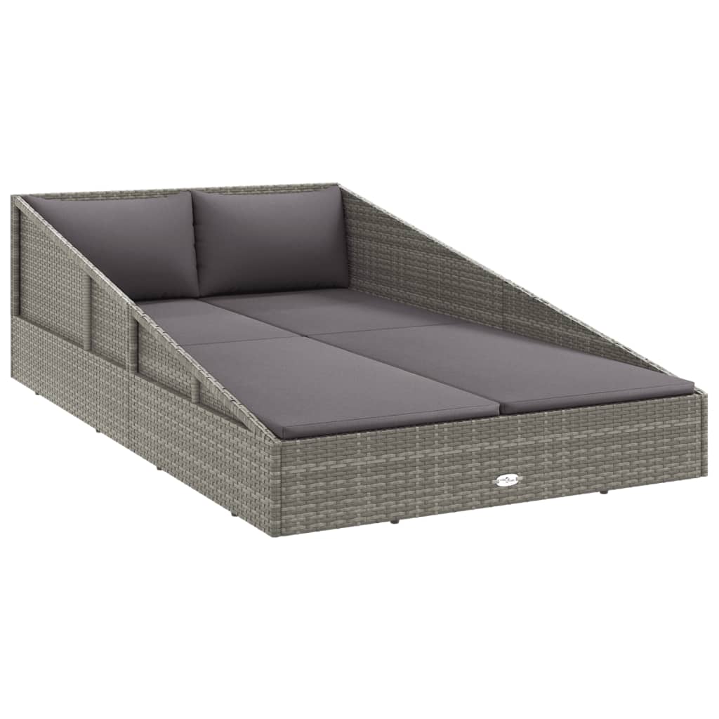 8719883860411_a_en_hd_1 vidaXL Garden Bed Grey 110x200 cm Poly Rattan - Image 2
