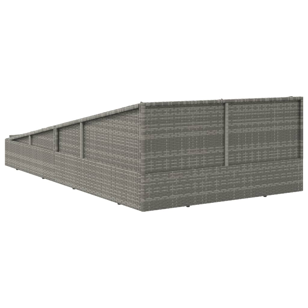 8719883860411_g_en_hd_3 vidaXL Garden Bed Grey 110x200 cm Poly Rattan - Image 5