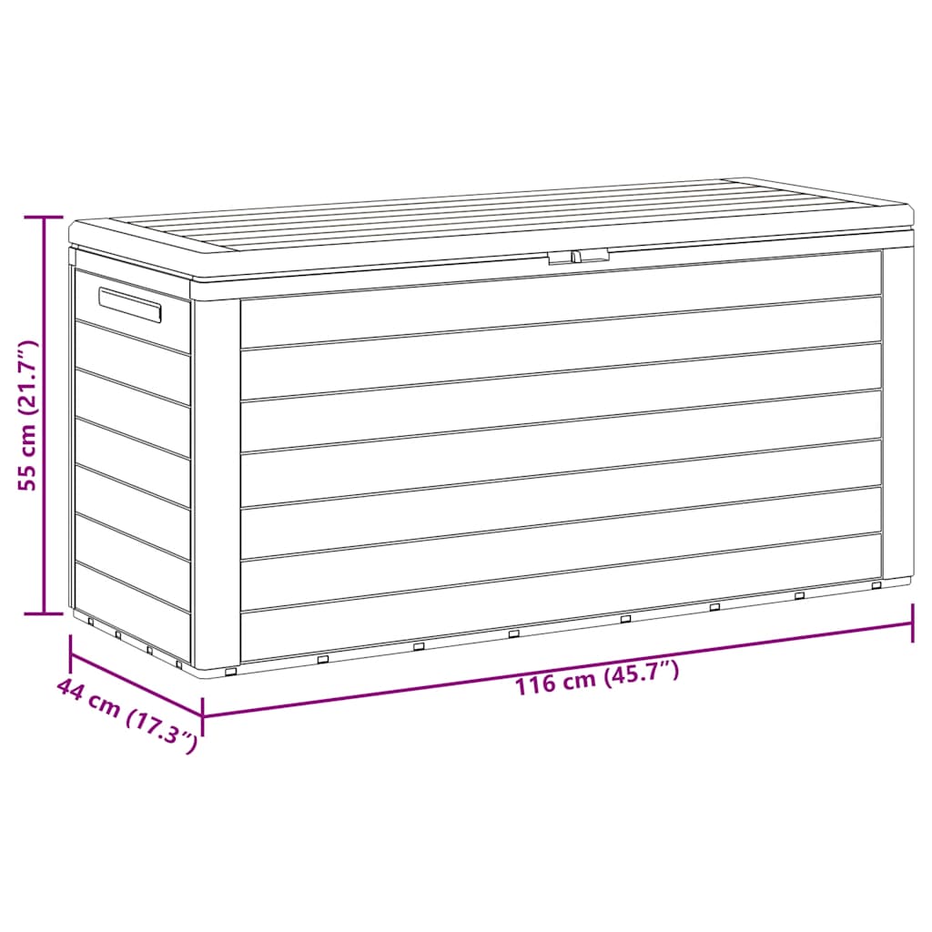 8719883865072_g_en_hd_6 vidaXL Garden Storage Box Anthracite 116x44x55 cm - Image 8