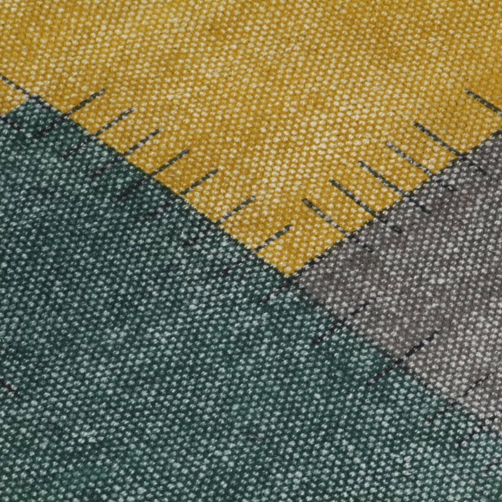 8719883867038_g_en_hd_3 vidaXL Handwoven Kilim Rug Cotton 120x180 cm Printed Multicolour - Image 4