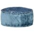 vidaXL Round Pouffe Velvet 40x20 cm Blue