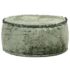 vidaXL Round Pouffe Velvet 40x20 cm Green