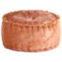 vidaXL Round Pouffe Velvet 40x20 cm Rust