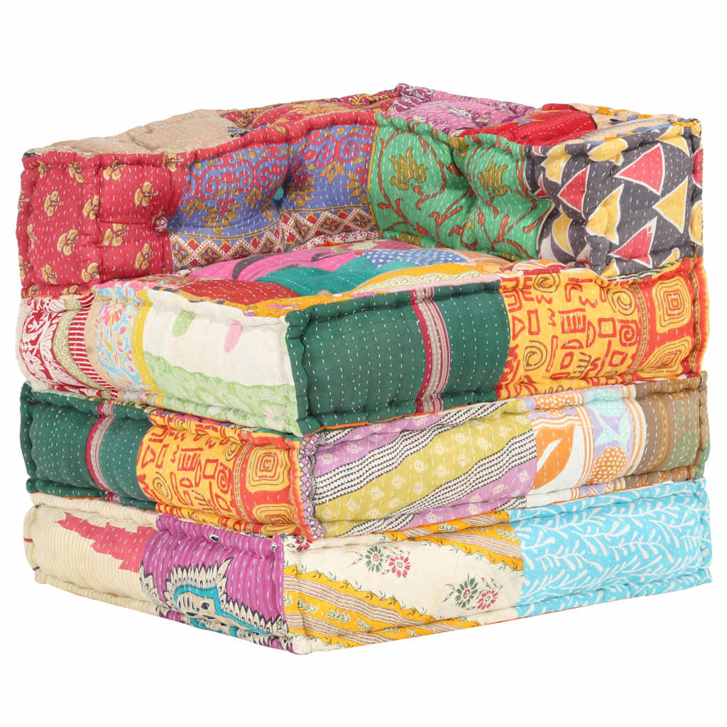 8719883867328_g_en_hd_3 vidaXL Modular Pouffe Patchwork Fabric - Image 4