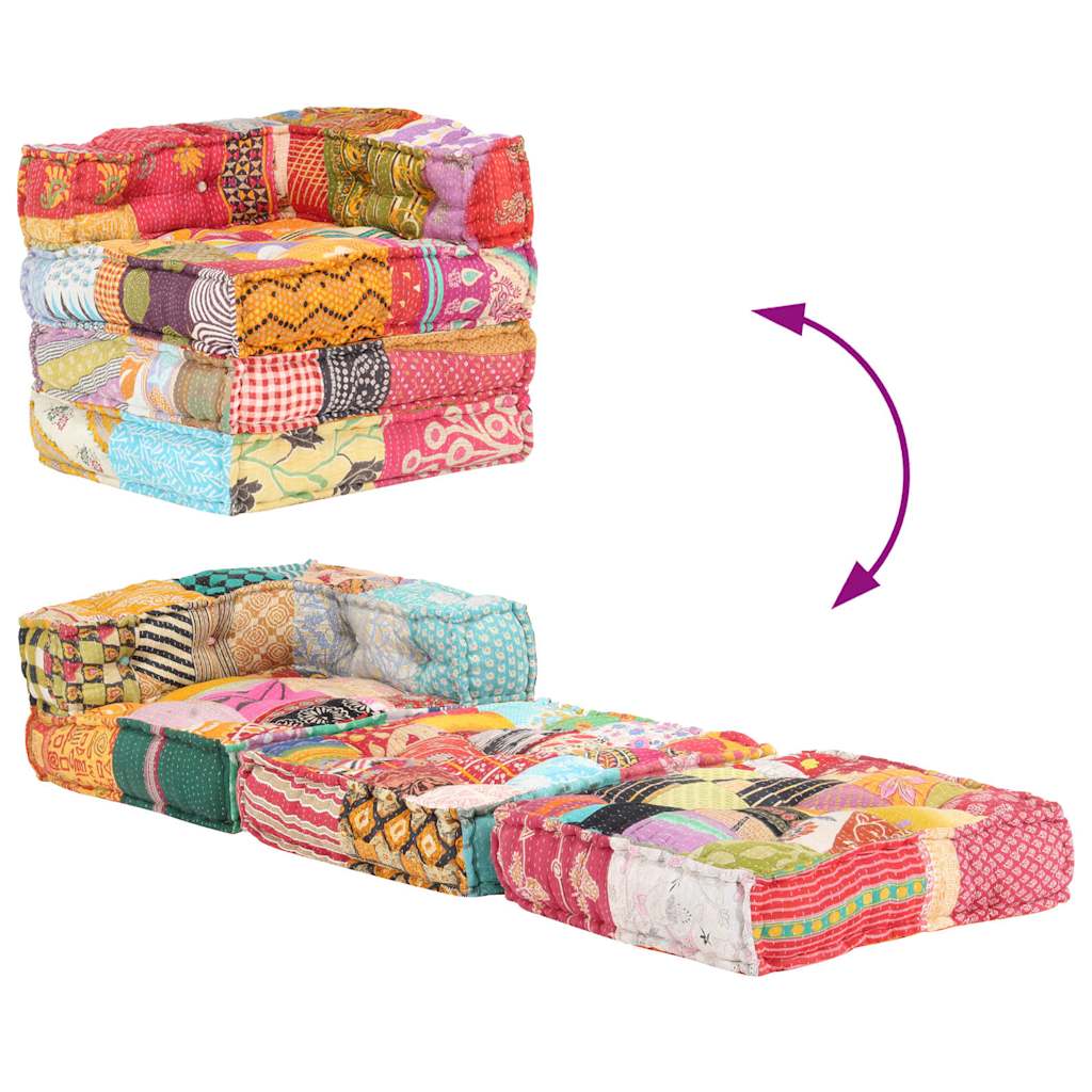 8719883867328_g_en_hd_7 vidaXL Modular Pouffe Patchwork Fabric - Image 8