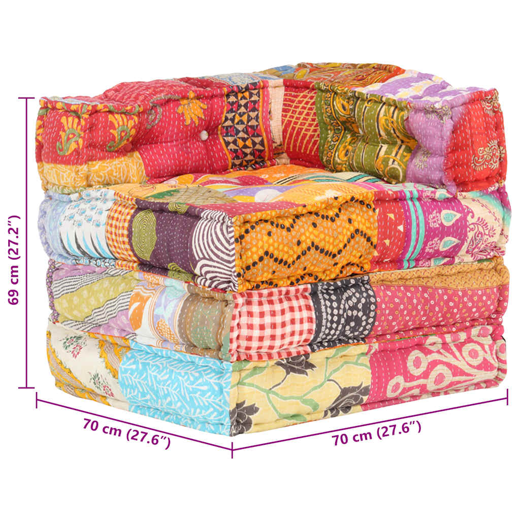 8719883867328_g_en_hd_9 vidaXL Modular Pouffe Patchwork Fabric - Image 10
