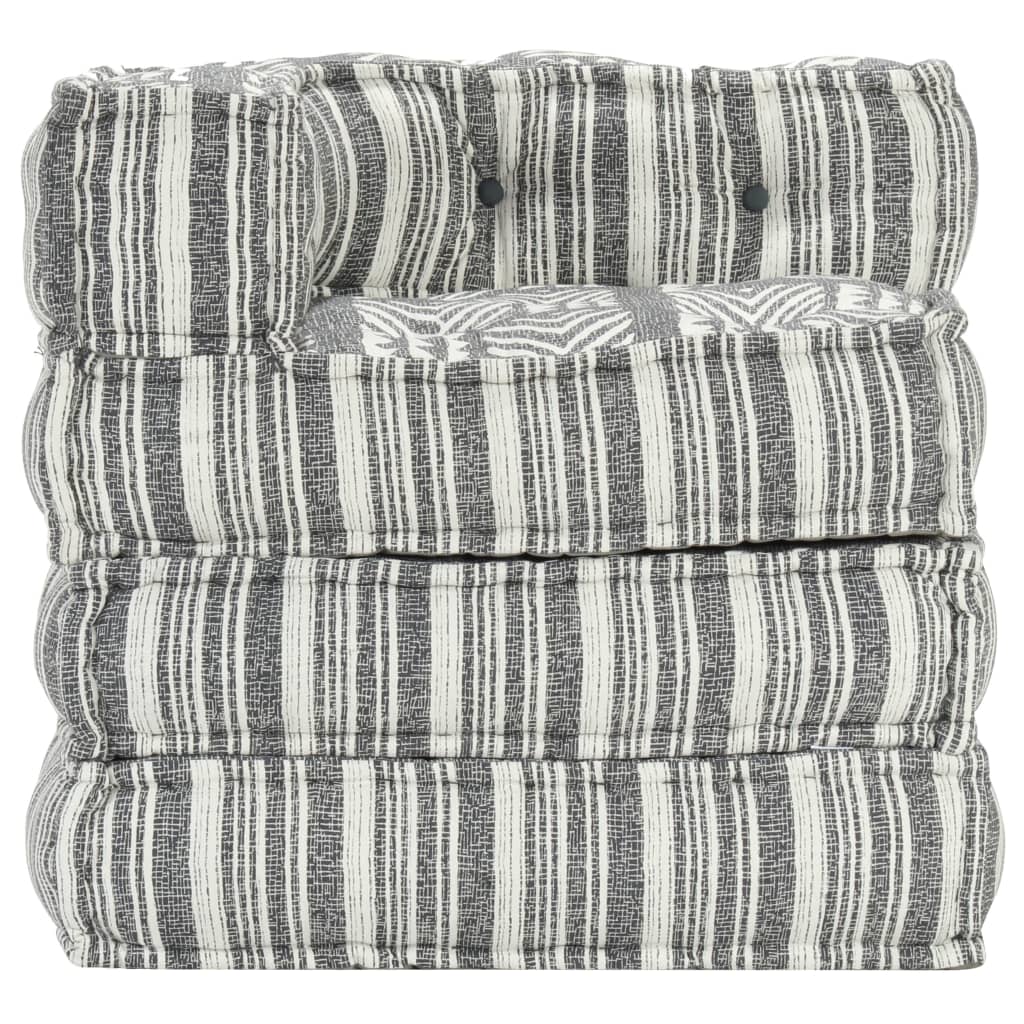 8719883867335_g_en_hd_1 vidaXL Modular Pouffe Grey Stripe Fabric - Image 2