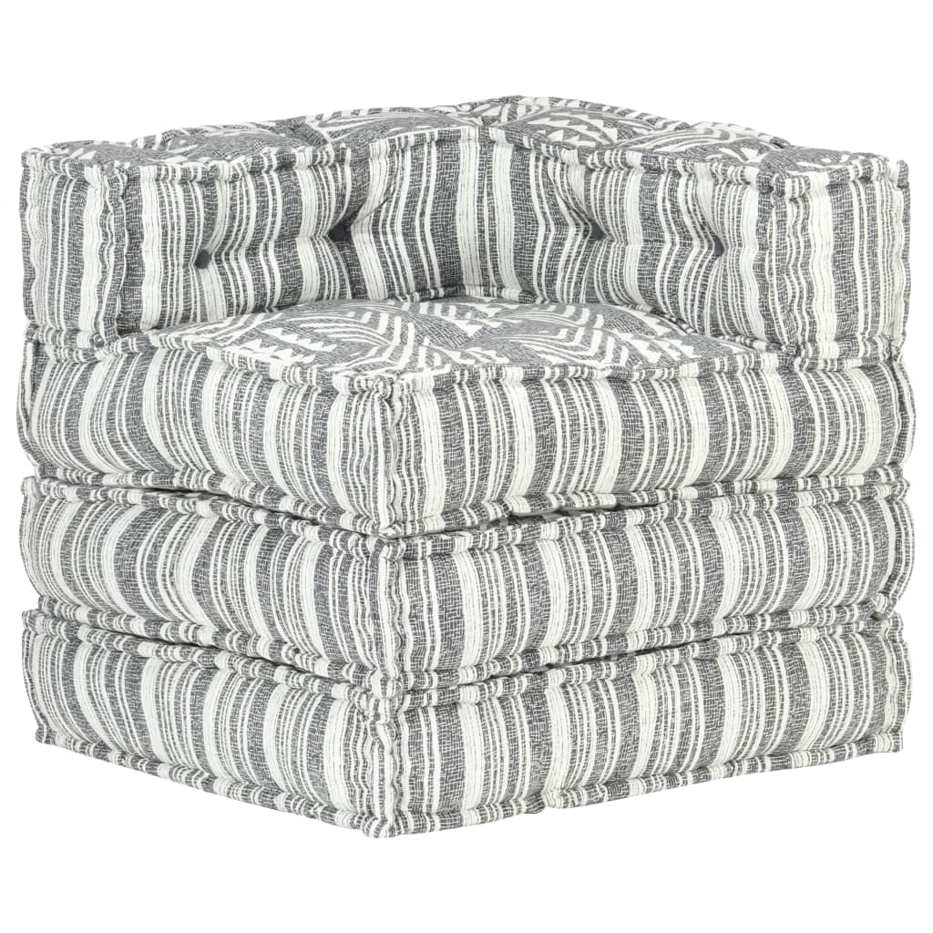 8719883867335_g_en_hd_6 vidaXL Modular Pouffe Grey Stripe Fabric - Image 7