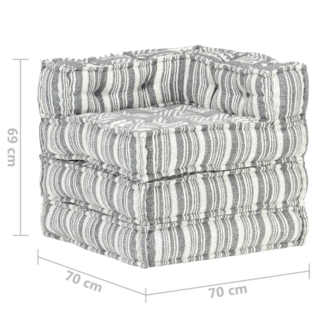 8719883867335_g_en_hd_8 vidaXL Modular Pouffe Grey Stripe Fabric - Image 9