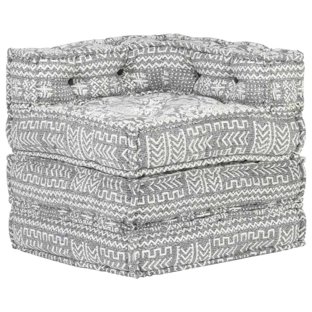 8719883867359_a_en_hd_1 vidaXL Modular Pouffe Light Grey Fabric - Image 1