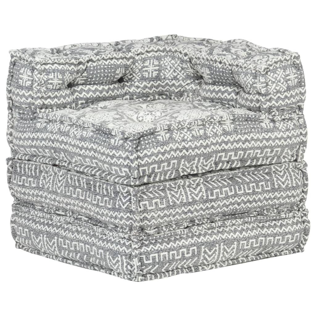 8719883867359_g_en_hd_4 vidaXL Modular Pouffe Light Grey Fabric - Image 5