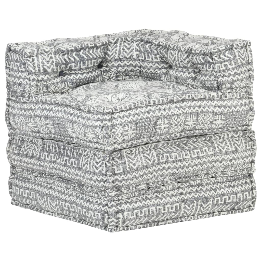 8719883867359_g_en_hd_5 vidaXL Modular Pouffe Light Grey Fabric - Image 6