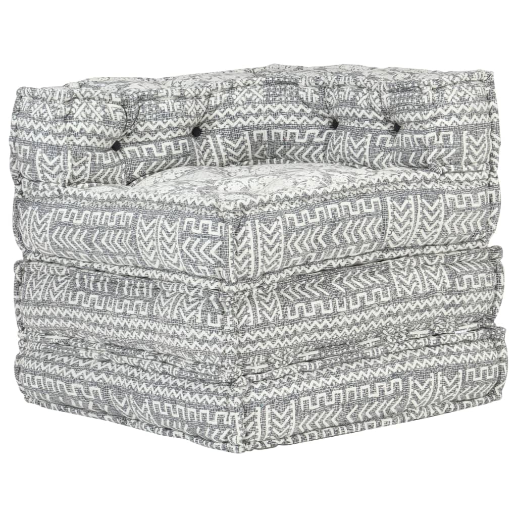 8719883867359_g_en_hd_6 vidaXL Modular Pouffe Light Grey Fabric - Image 7