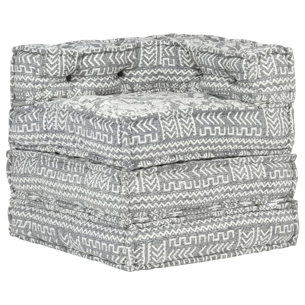 8719883867359_g_en_hd_7 vidaXL Modular Pouffe Light Grey Fabric - Image 8