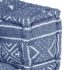 vidaXL Modular Pouffe Indigo Fabric - Image 11