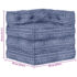 vidaXL Modular Pouffe Indigo Fabric - Image 12