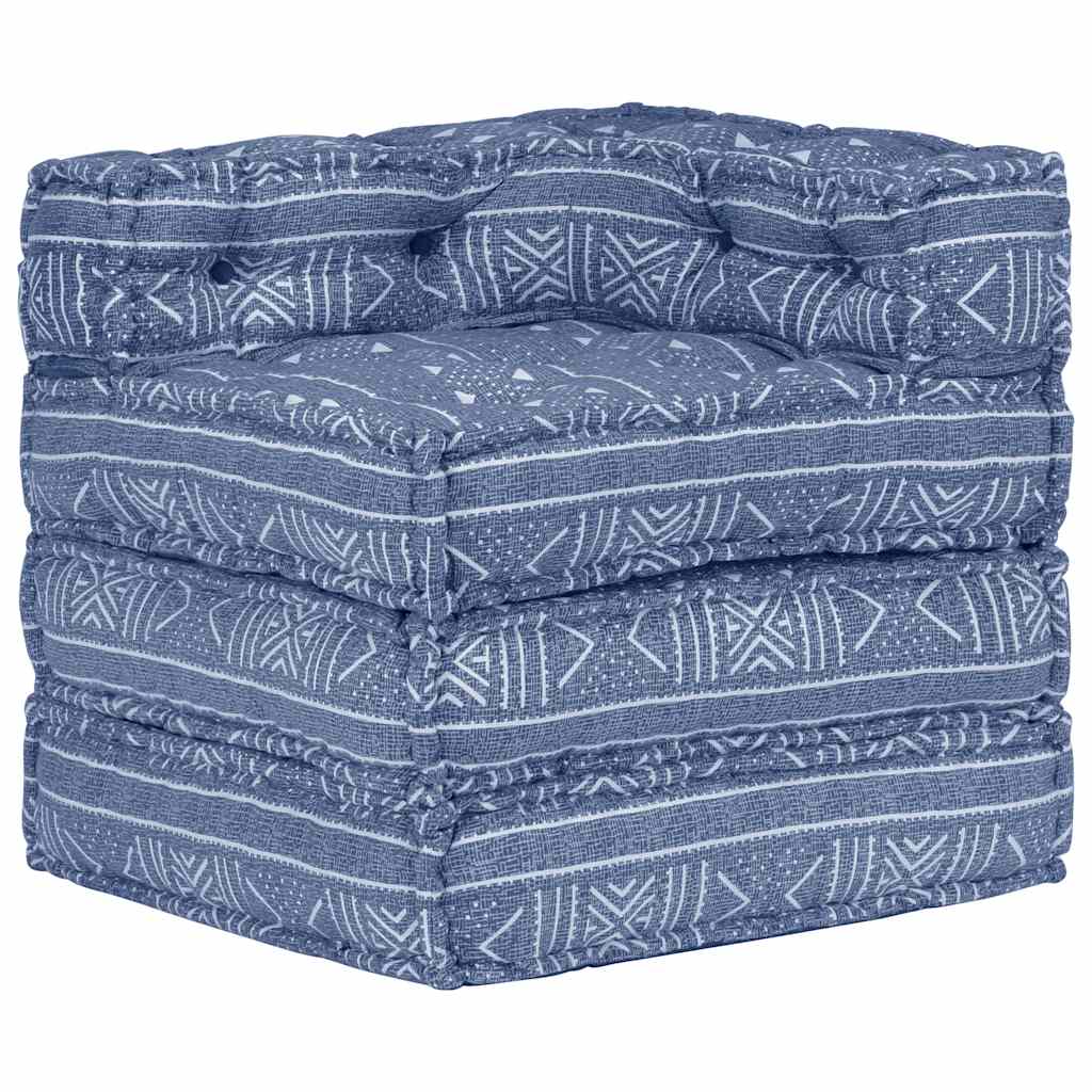 8719883867366_g_en_hd_5 vidaXL Modular Pouffe Indigo Fabric - Image 6