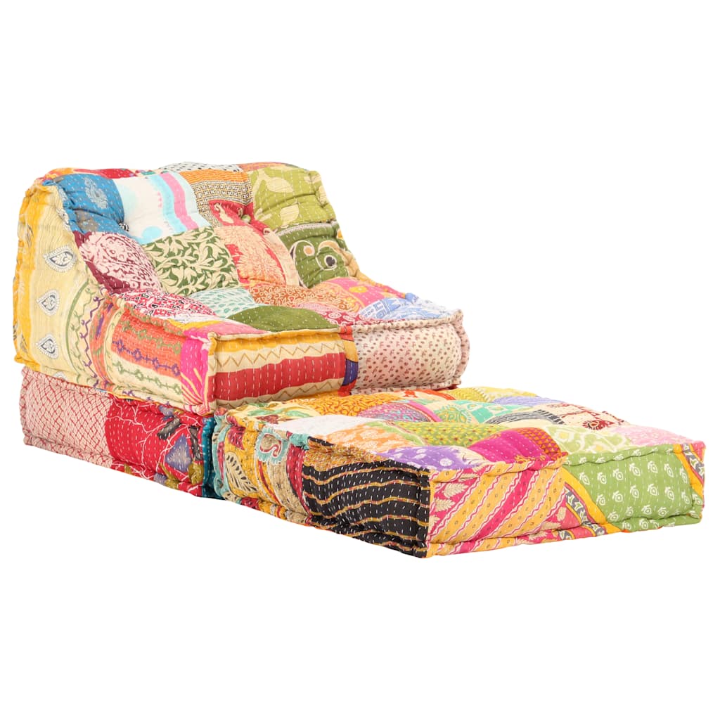 8719883867472_g_en_hd_1 vidaXL Modular Pouffe Patchwork Fabric - Image 2
