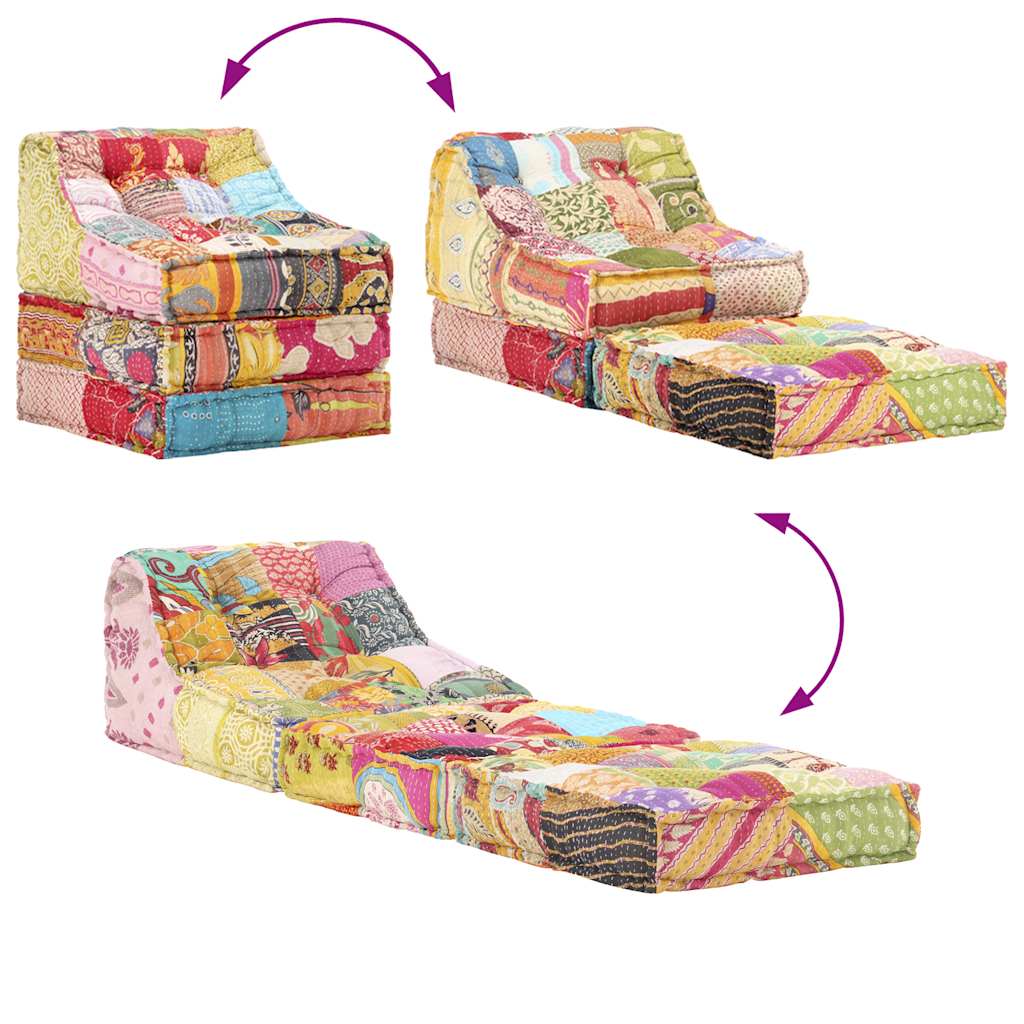 8719883867472_g_en_hd_12 vidaXL Modular Pouffe Patchwork Fabric - Image 13