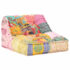 vidaXL Modular Pouffe Patchwork Fabric - Image 4