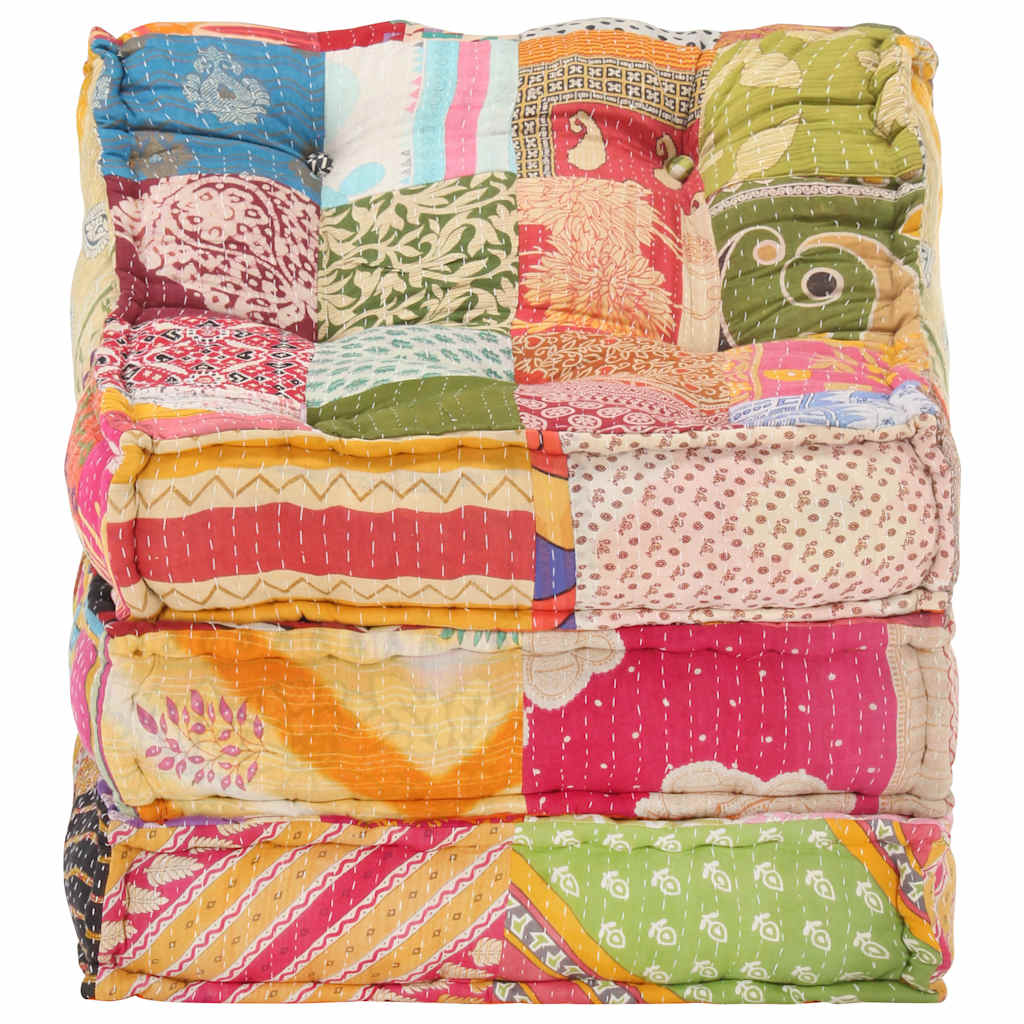 8719883867472_g_en_hd_4 vidaXL Modular Pouffe Patchwork Fabric - Image 5