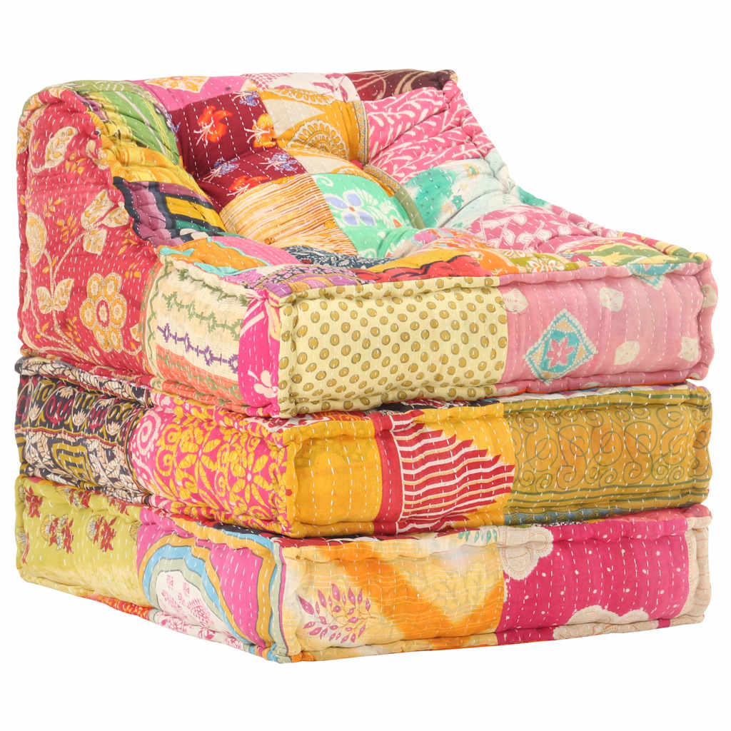 8719883867472_g_en_hd_8 vidaXL Modular Pouffe Patchwork Fabric - Image 9