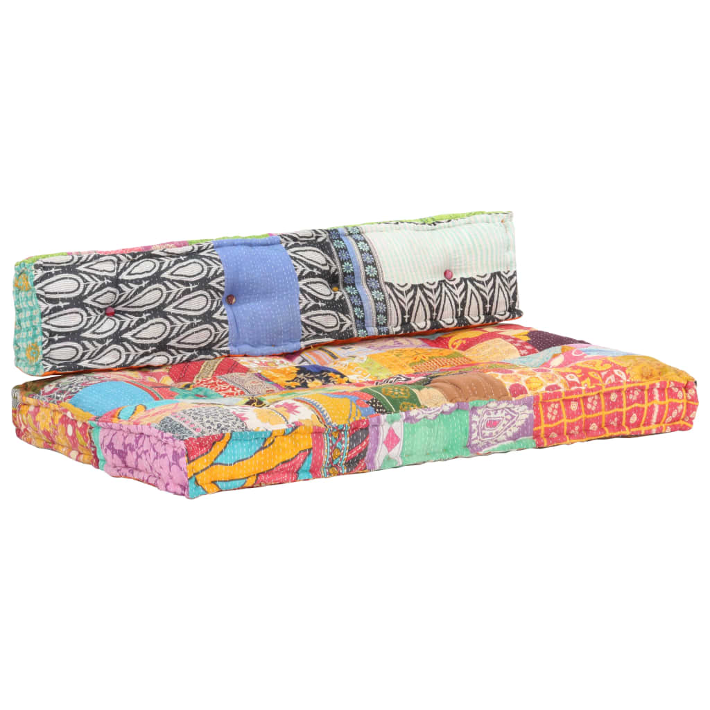 8719883867526_g_en_hd_10 vidaXL Pallet Sofa Cushion Multicolour Fabric Patchwork - Image 11