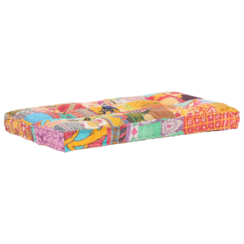 8719883867526_g_en_hd_2 vidaXL Pallet Sofa Cushion Multicolour Fabric Patchwork - Image 3