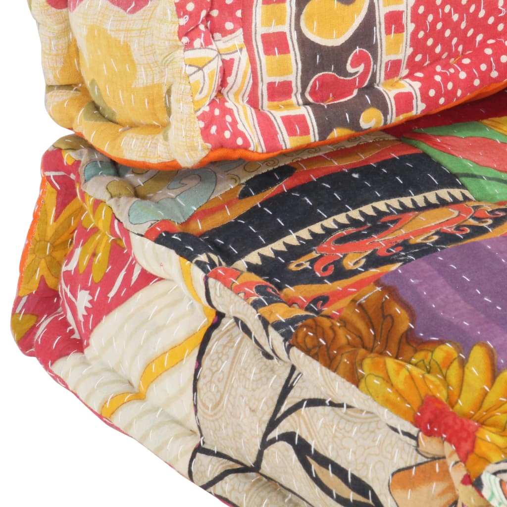 8719883867526_g_en_hd_4 vidaXL Pallet Sofa Cushion Multicolour Fabric Patchwork - Image 5