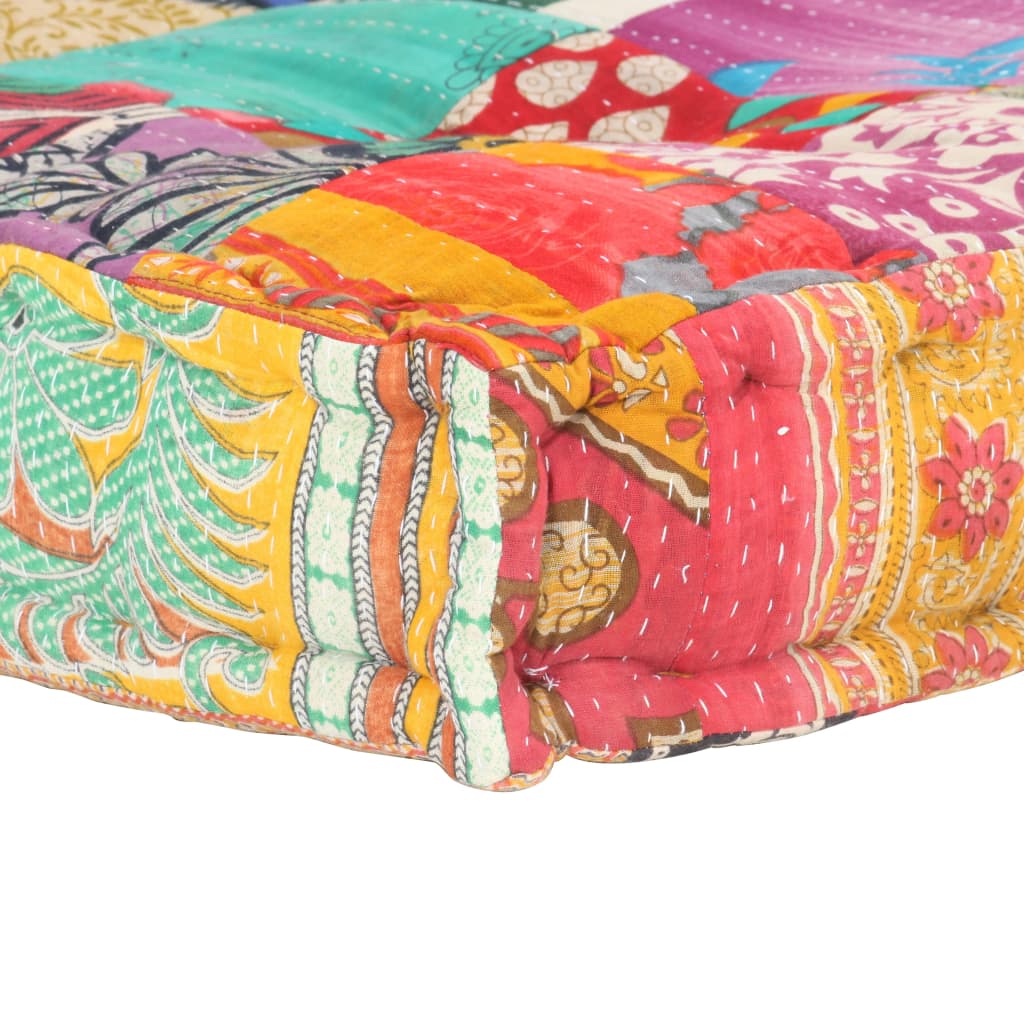 8719883867526_g_en_hd_5 vidaXL Pallet Sofa Cushion Multicolour Fabric Patchwork - Image 6