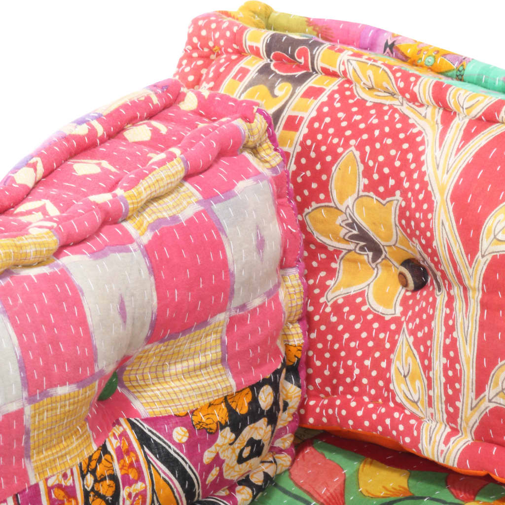 8719883867571_g_en_hd_2 vidaXL Pallet Sofa Cushion Multicolour Fabric Patchwork - Image 3
