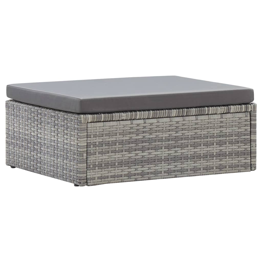 8719883868028_g_en_hd_9 vidaXL Garden Lounge Bed with Roof Mixed Grey Poly Rattan - Image 10