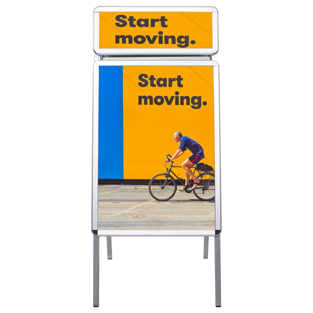 8719883868035_g_en_hd_4 vidaXL A1 Customer Stopper Poster Stand with Header Aluminium - Image 5